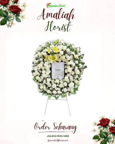 Krans Bunga Duka Cita di Cikalong Wetan